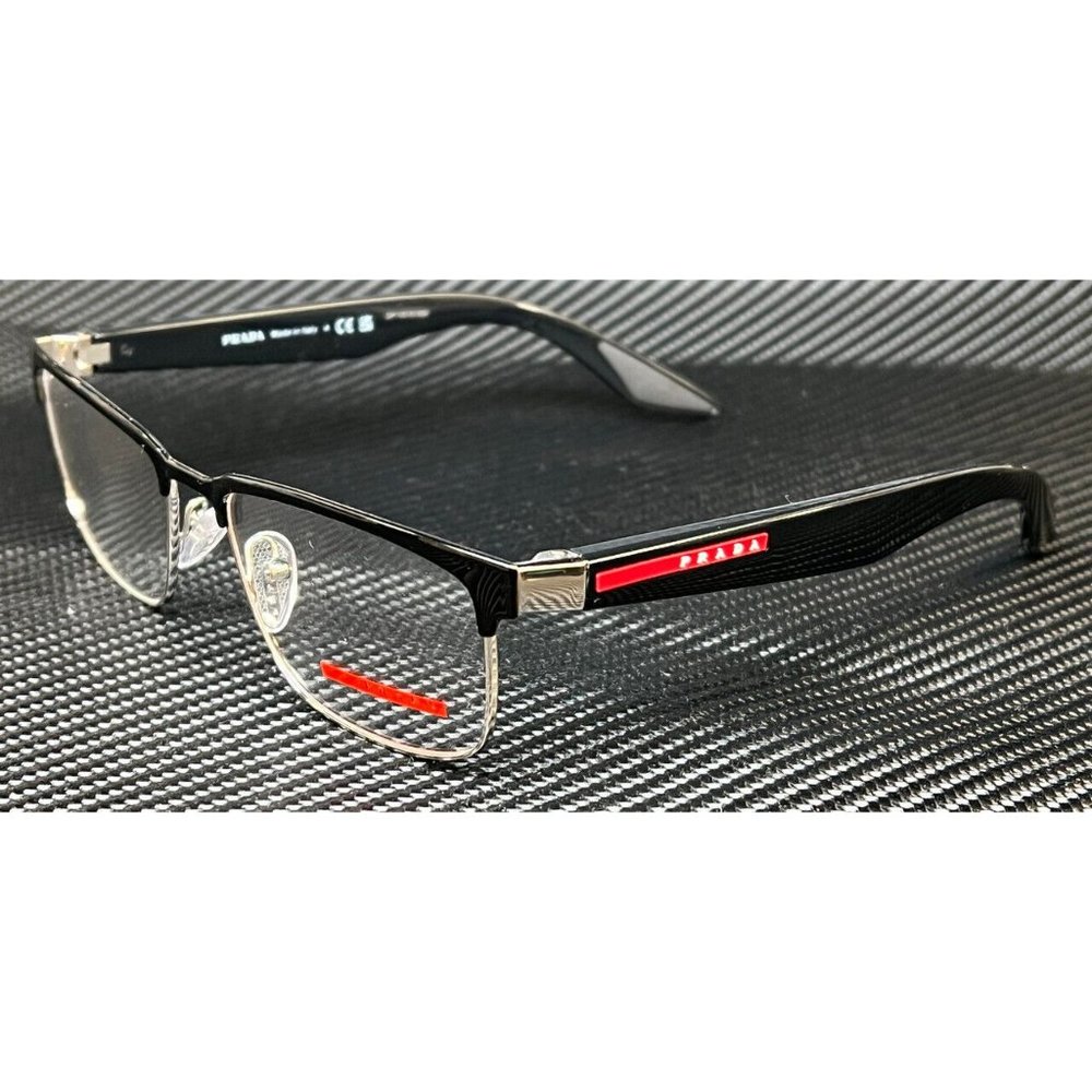 Mens Prada 54mm Black Eyeglasses